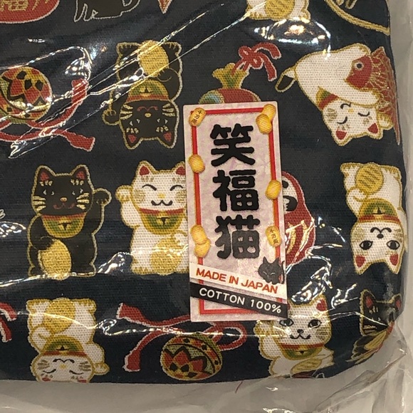MADE IN JAPAN LUCKY CAT POUCH - Picture 4 of 4